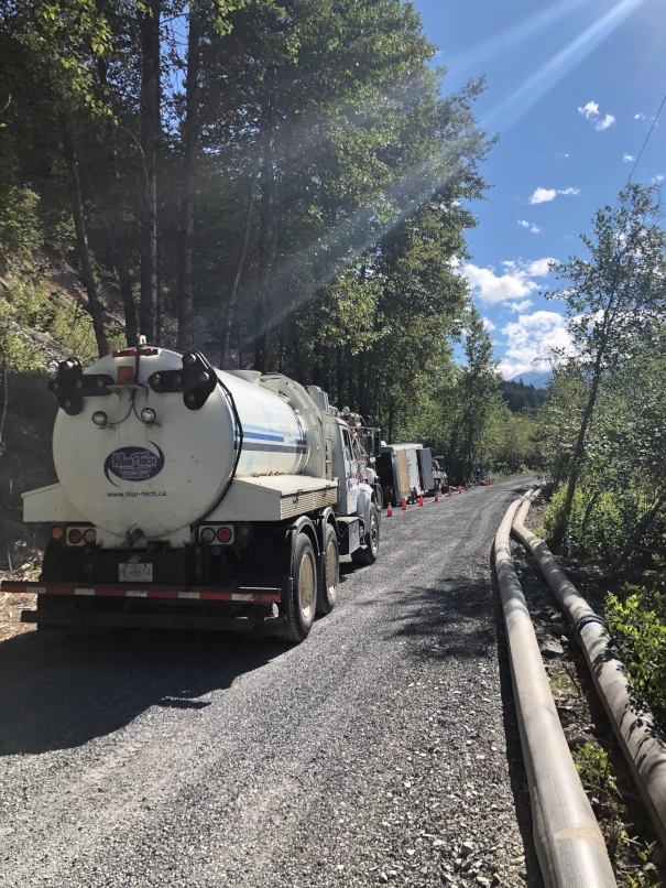 Lateral Flushing Truck